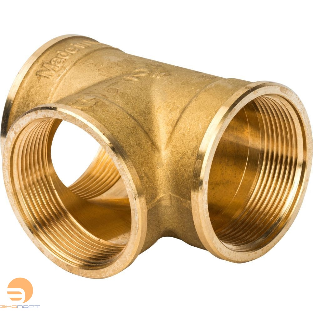 Тройник ВР 2  (латунь) STOUT