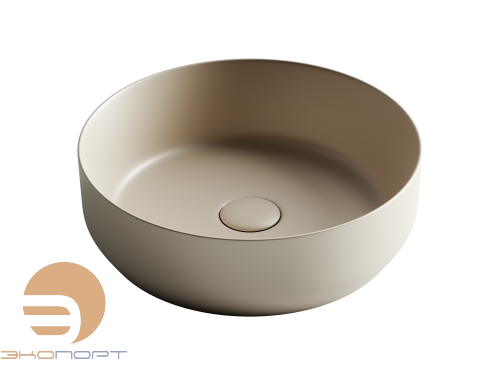 Раковина накладная Элемент (Element) 390x390x120мм (CN6022MC) Капучино матовый Ceramicanova