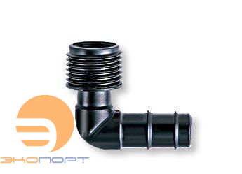 Уголок с одним выходом  1/2 (2шт), BL