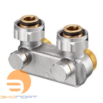 Присоединительный узел угловой 3/4 UMх3/4 AG ((переключ. подающей и обратной подводки)