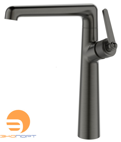 Смеситель для раковины Bangkok высокий (h=248мм), цвет Gun metal, ESKO
