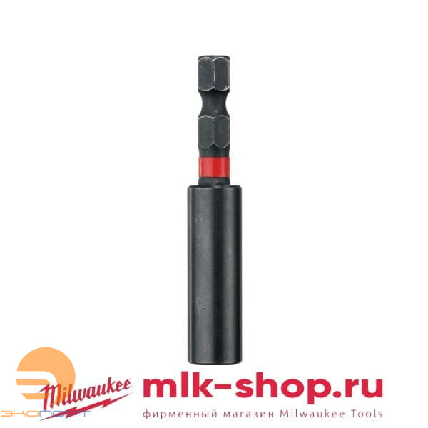 Держатель бит магнитный 1/4" HEX 60мм SHOCKWAVE, Milwaukee