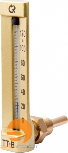 Термометр жидкостный виброустойчивый угловой TT-B - 150/100.У11 G1/2" (0...+160С) 
