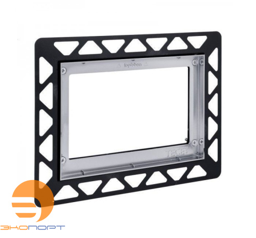 Монтаж. рама для уст. стеклянных панелей (square/loop/lux Mini/now) на уровне стены, хром глян, TECE Монтаж. рама для уст. стеклянных панелей (square/loop/lux Mini/now) на уровне стены, хром глян, TECE