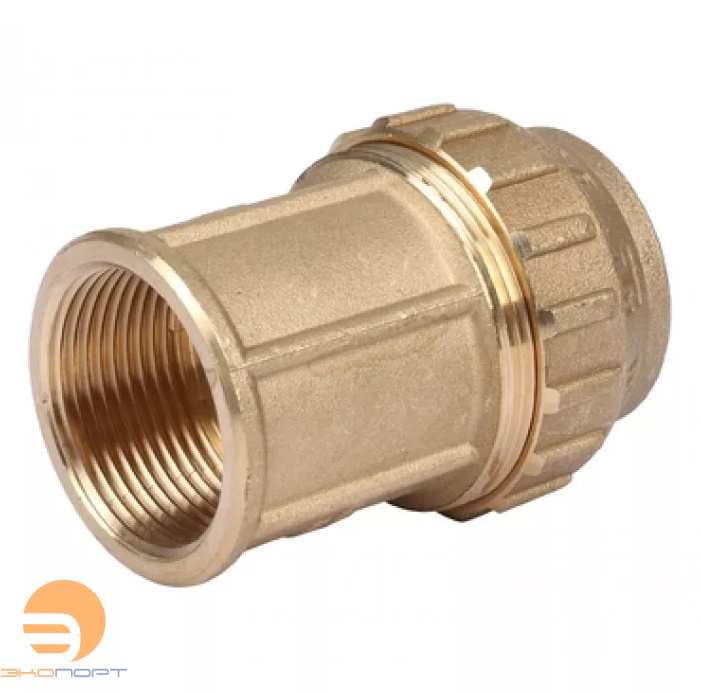 Муфта ВР 25х3/4" для ПЭ (латунь) (TIEMME) 