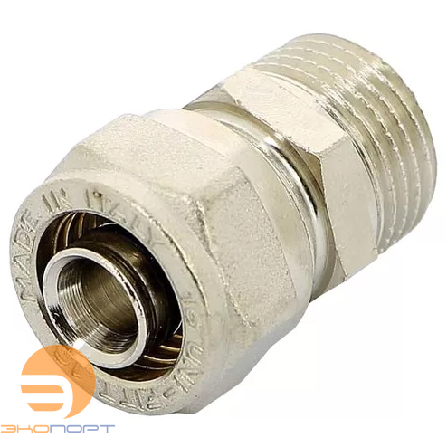 Муфта НР 20х1/2" никелир. (обжим) Uni-Fitt