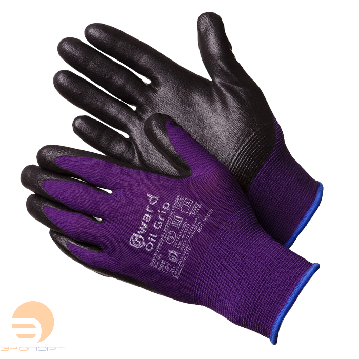 Перчатки нейлоновые со вспененным нитриловым покрытием 10 (XL) GWARD Oil Grip