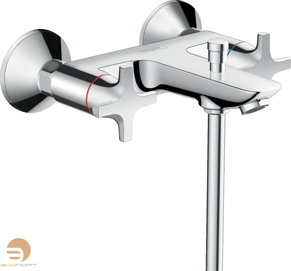 Смеситель для ванны Logis Classic, двуручный, HANSGROHE