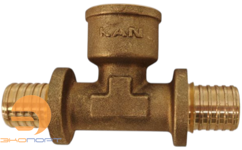 Тройник 14x1/2" латунь ВР UltraLine KAN-therm