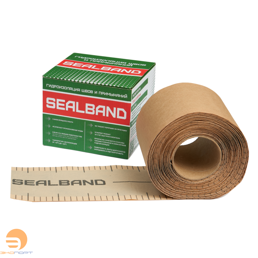 Гидроизоляция швов и примыканий, 0,13х10 м SEALBAND