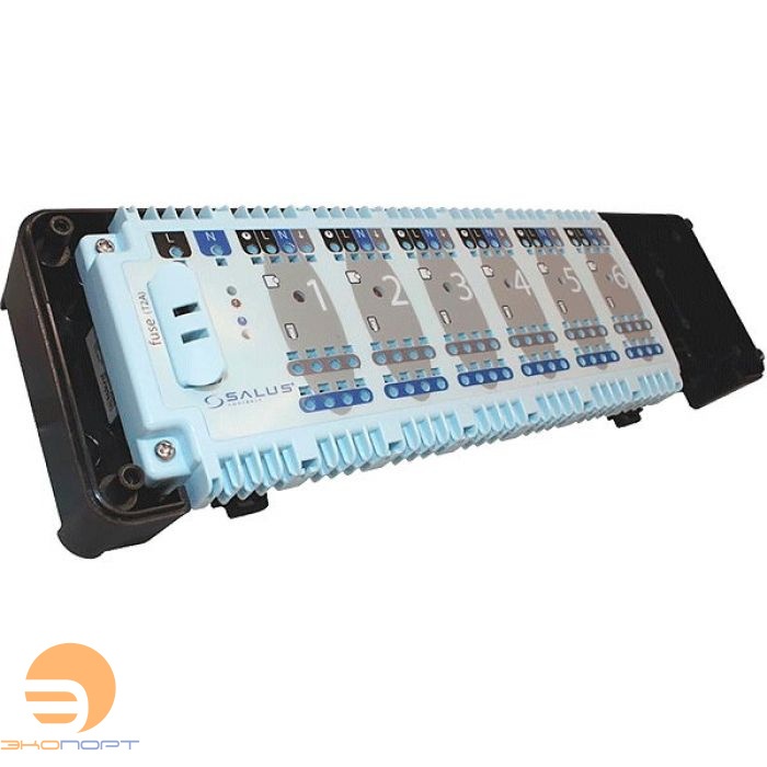 Центр коммутации KL06-230V, проводной, на 6 зон SALUS
