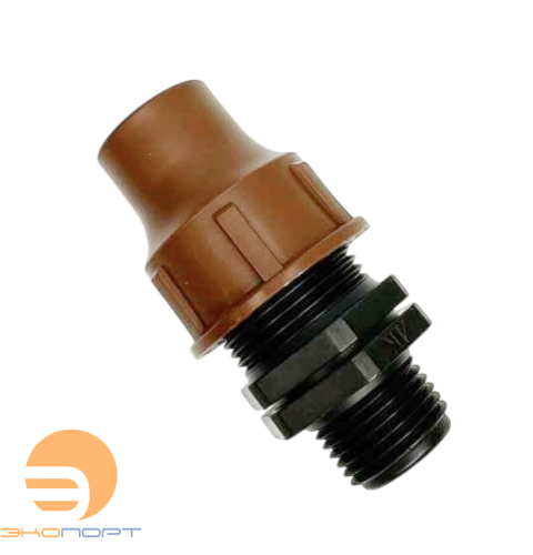 Переход для капельного шланга - 1/2" НР (компр) Rain Bird