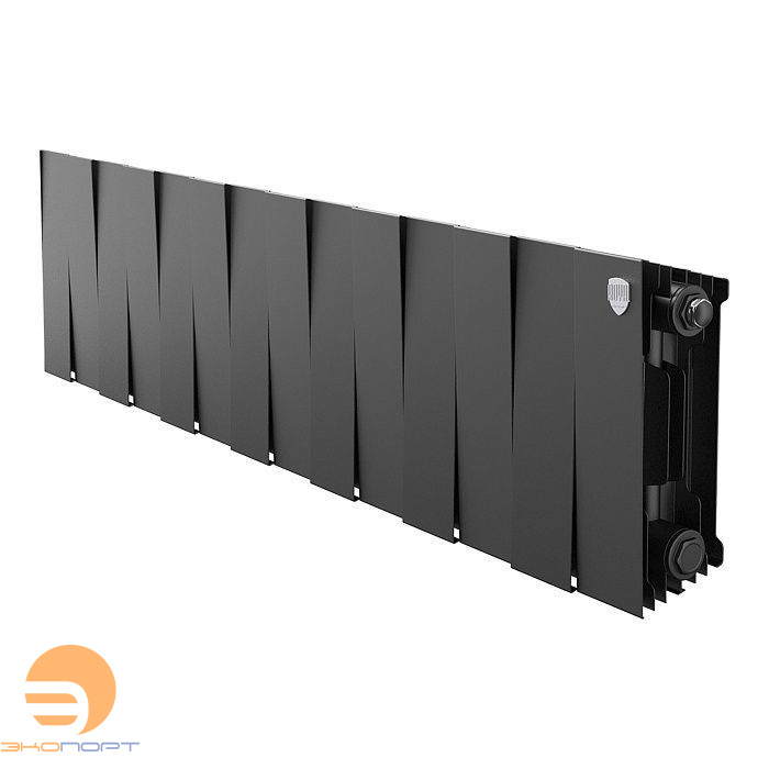 Радиатор биметал.PianoForte Noir Sable 200/100 (107Вт) 14 секций Royal Thermo