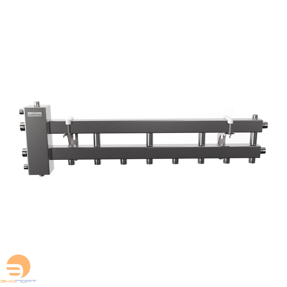 Балансировочный коллектор BMSS-100-5D + монтажный комплект K.BM-100 GIDRUSS