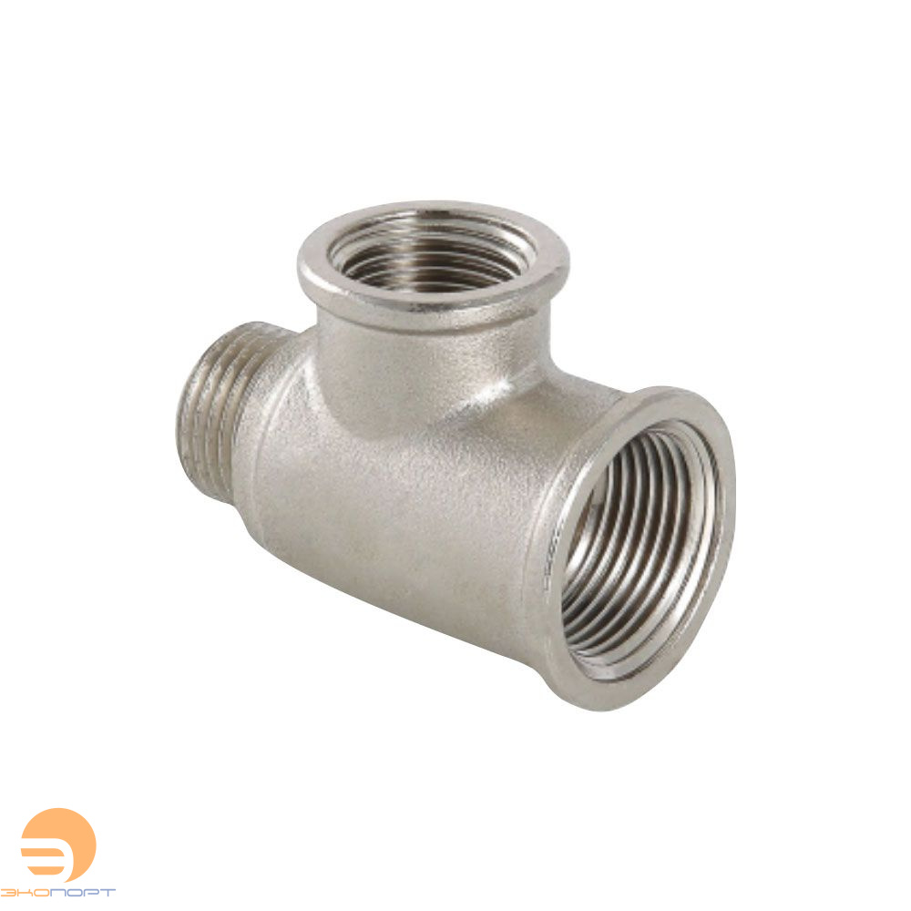 Тройник переходной ВВН 3/4х3/4х1/2 (никель) Valfex