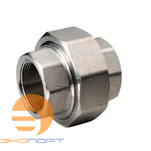 Сгон прямой (американка)  1/2" ВВ никель Gappo