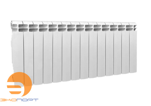 Радиатор алюминиевый 350/90 14 секций Теплоприбор