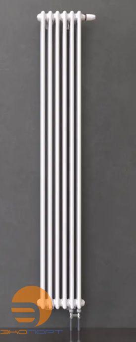 Радиатор трубчатый Batarìa 2-1750-06 UT RAL 1Т104S9016 белый муар 1/2