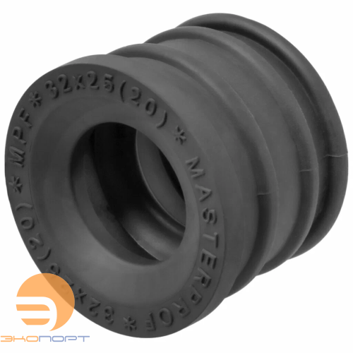 Манжета д/канализации D32х25 черная MasterProf