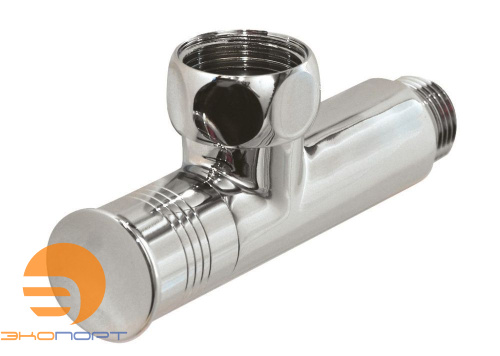 Кран угловой, колпачок 1"х3/4" г/ш SMART