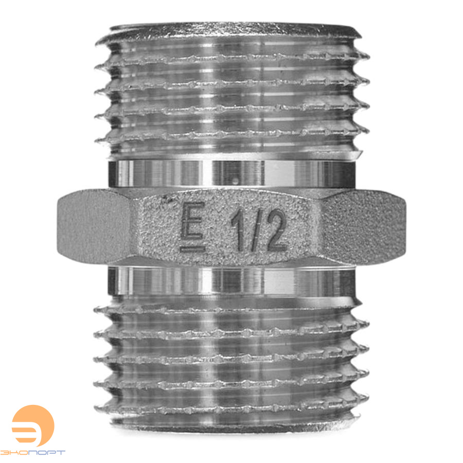 Ниппель НН   1/2х1/2 TIN (олово) Elsen