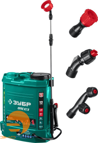 Опрыскиватель, аккумуляторный ЗУБР 12 л (ОПС-12)