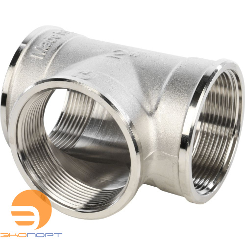 Тройник ВР 2" (никель) Stout