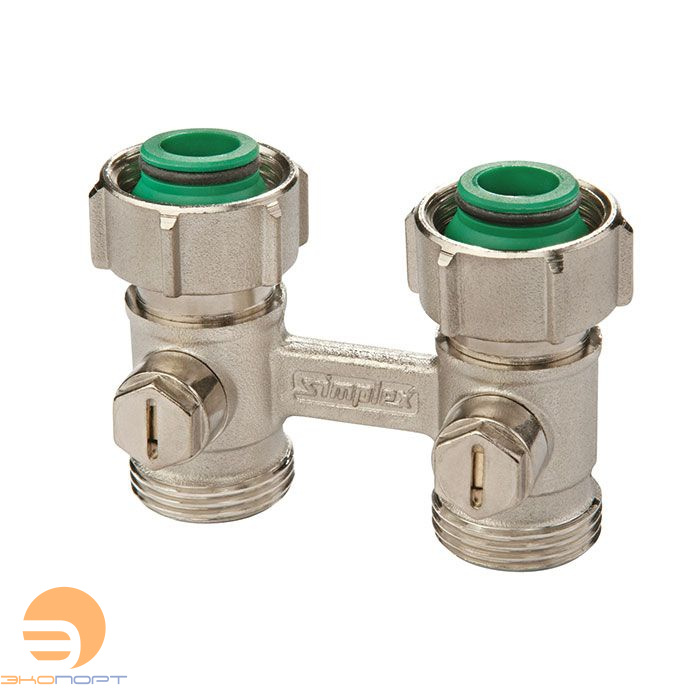 Узел нижнего подключения Exclusive Line D2/50 прямой, ВР3/4х3/4НР Simplex