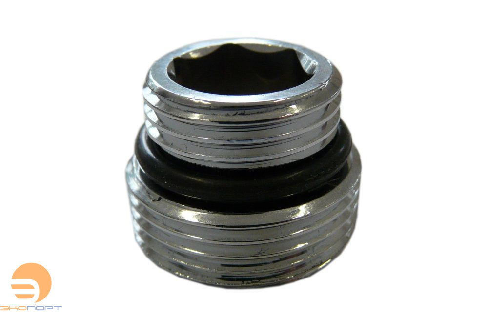 Ниппель 1/2 x 3/4 евроконус ХРОМ Schlosser