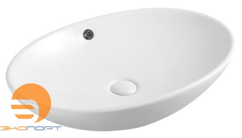 Раковина накладная 625*415*150 белый AZARIO