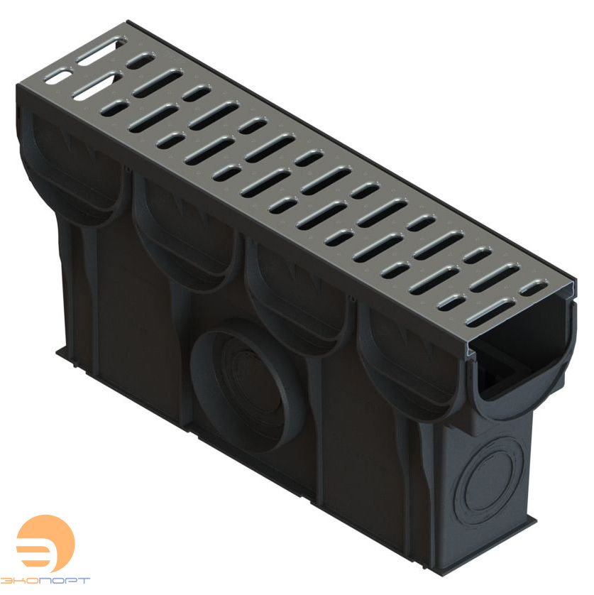 Пескоуловитель S'park ПВ-10.14.25-ПП пластиковый с решеткой штампованной стальной оцинкованой кл.А 