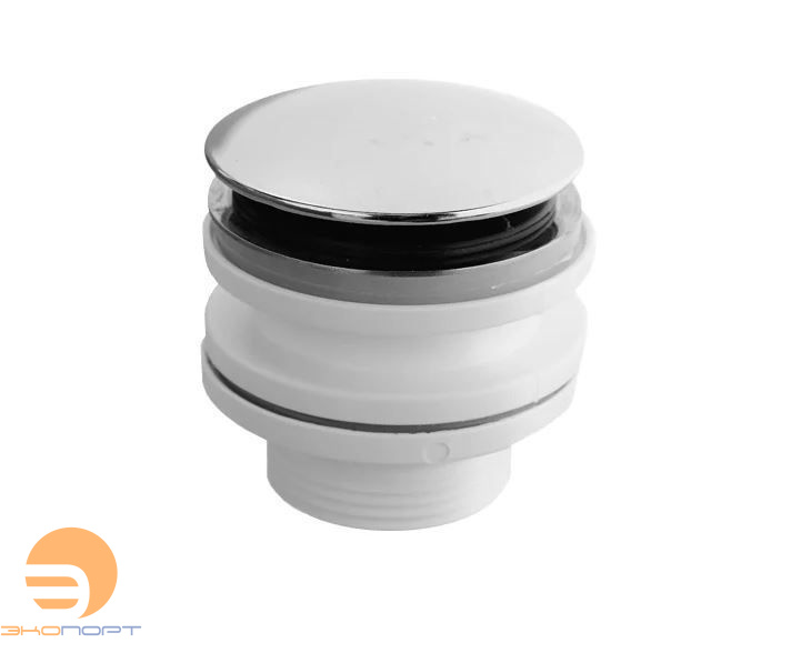 Выпуск без перелива пластиковый "кнопка" (d=1 1/4) хром McAlpine