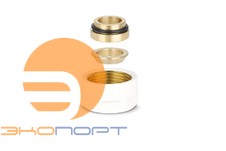 Соединение резьбозажим. 15 (резьба 3/4") белый Varmega