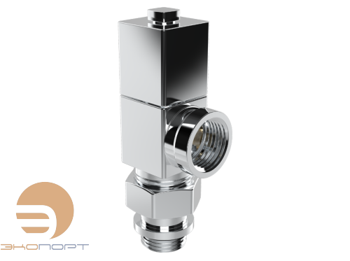 Вентиль ручной регулировки осевой 1/2" ручка КУБ Royal Thermo