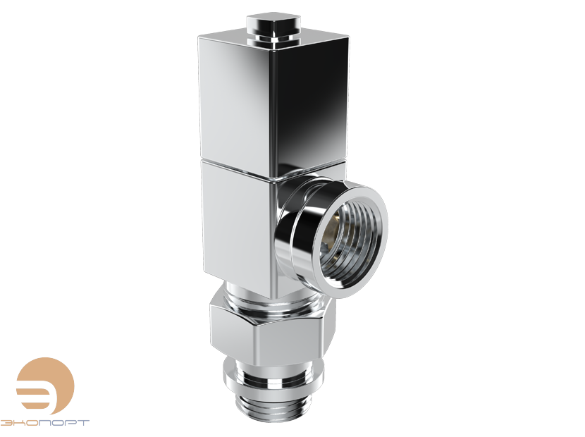 Вентиль ручной регулировки осевой 1/2" ручка КУБ Royal Thermo