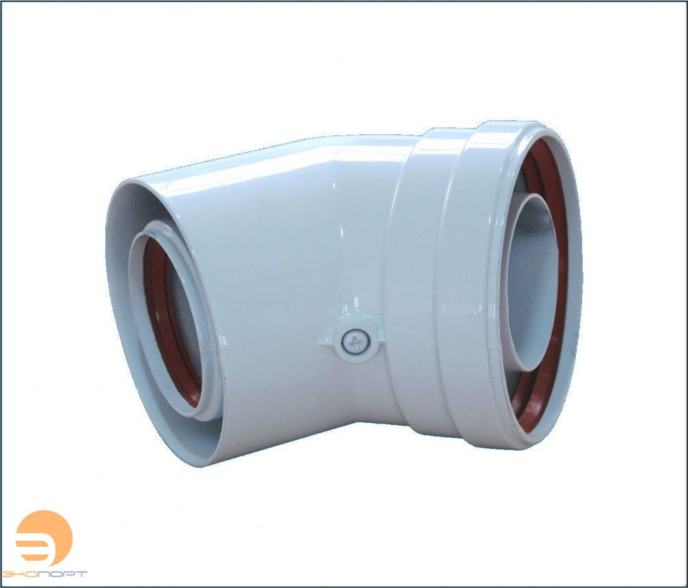 Угол конденсац. 45° DN60/100 м/п Wolf