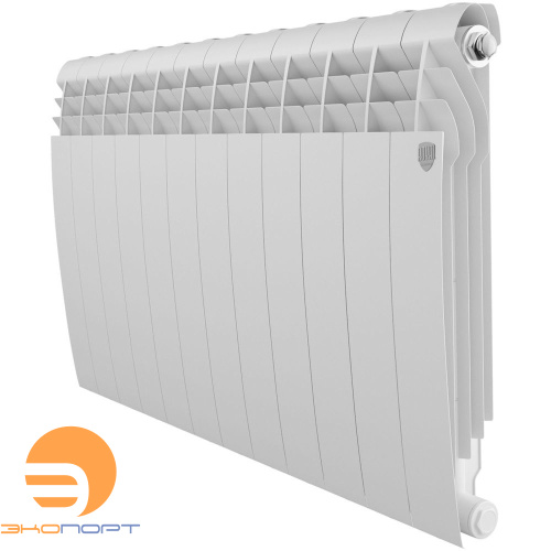 Радиатор биметаллический BiLiner Bianco 500/87 12 секций (белый) Royal Thermo