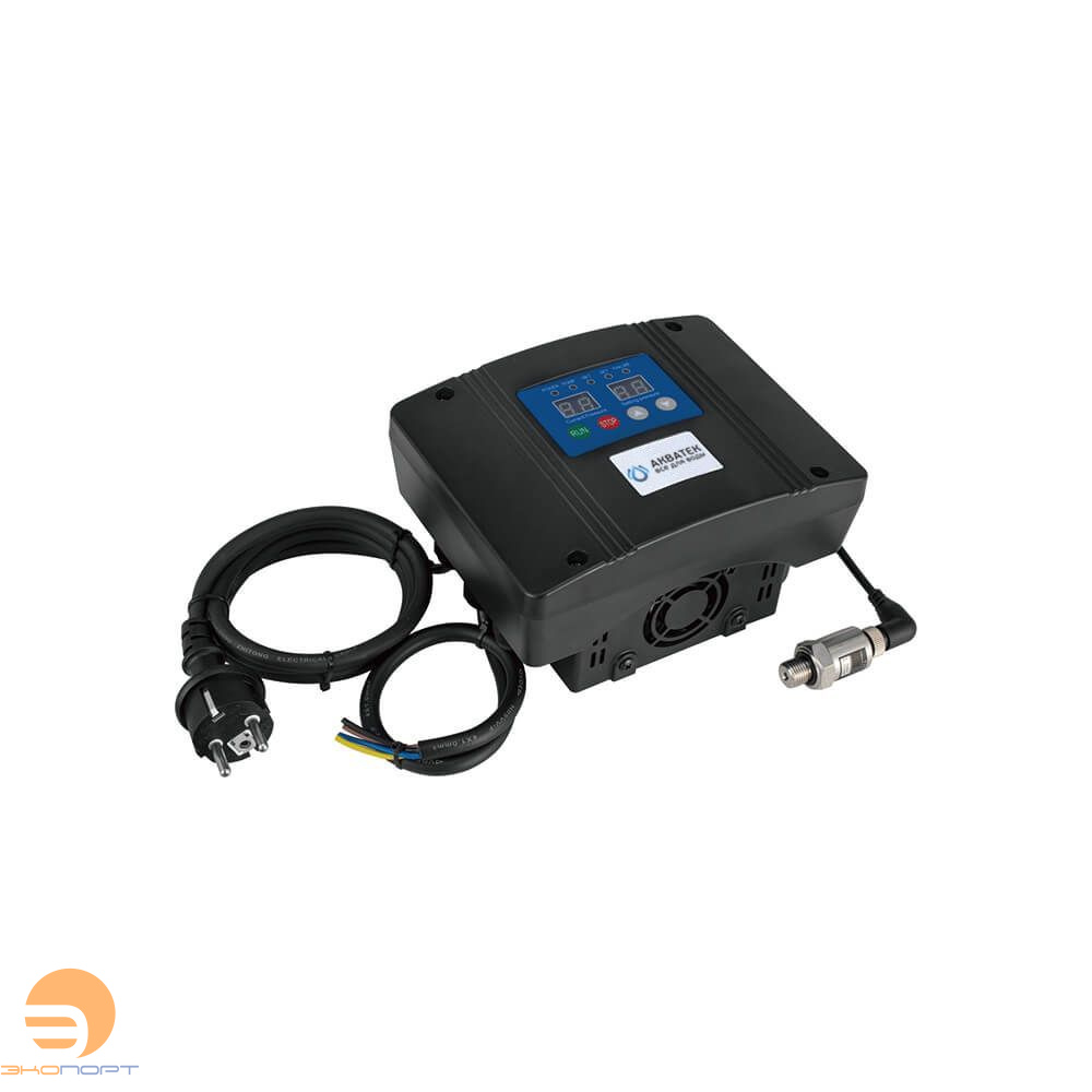 Контроллер насоса частотный АD-12М до 1,5 кВт с датчиком давления 0-10 бар, 1х220 Акватек