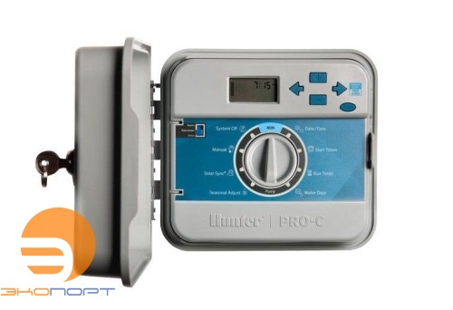 Контроллер Hunter РС-401E, 4-16 станции, уличный