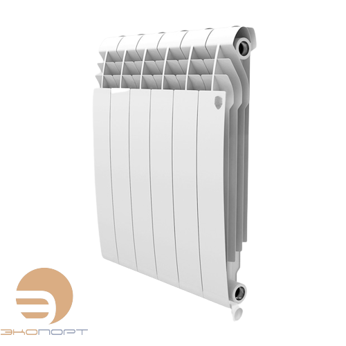 Радиатор биметаллический BiLiner Bianco 500/87  6 секций (белый) Royal Thermo