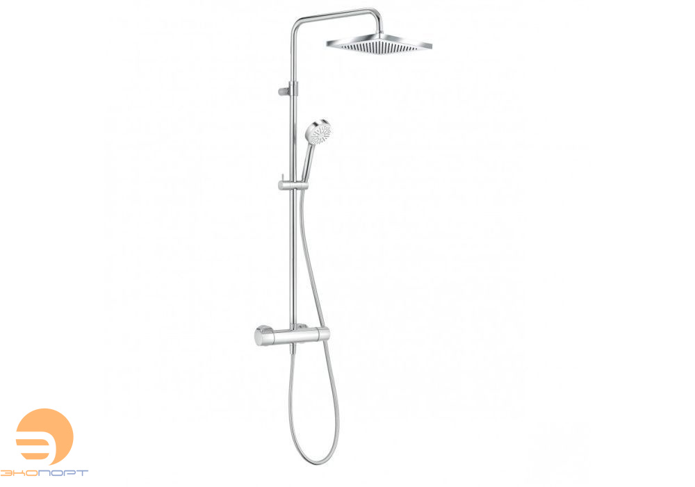 Душевая термостатическая система для ванны с Kludi Logo Ø250 мм