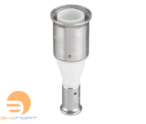 Муфта 32-16 ПВДФ, пресс (белая) HENCO