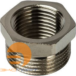 Футорка НВ  3/4х1/2 (никель) Stout