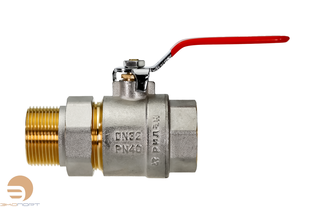 Кран шаровой BVR-FR РИДАН ГОСТ Р 59553 "американка" DN32; PN40