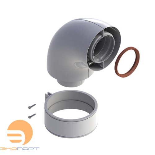 Колено подключения коаксиальное DN60/100 (Ariston/Vailant)