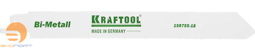 Полотно для сабельной пилы 180 мм, шаг 1.4 мм, Bi-Met, по металлу S1122EF, KRAFTOOL