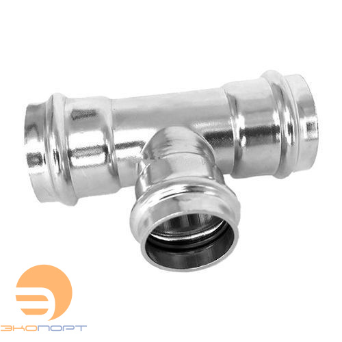 Тройник press 28х28х28 нерж. Kromwell