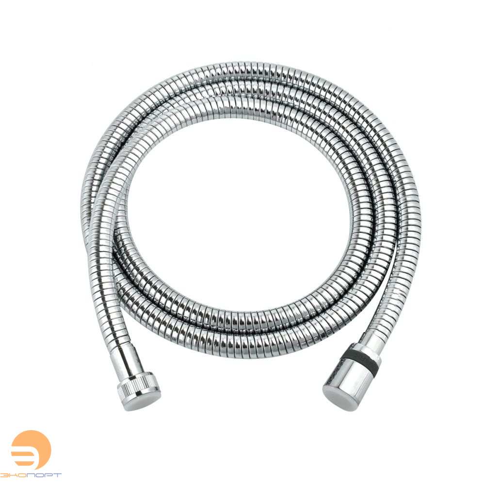 Шланг душевой двухзагибный растяжной 1,5-2,0м, TURN-FREE, сталь, хром, LEMARK