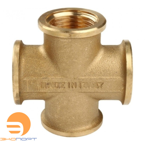 Крестовина ВВ 1/2" (латунь) Tiemme