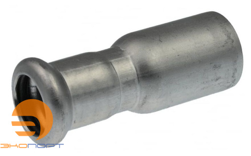 Переход ниппельный Inox press  28х18 нерж. KAN-Therm